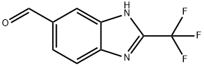 2-(Trifluoromethyl)-1H-benzo[d]imidazole-6-carbaldehyde Structure