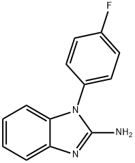 1H-Benzimidazol-2-amine, 1-(4-fluorophenyl)- Structure