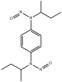 N,N′-di-sec-butyl-N,N′-dinitroso-1,4-phenylenediamine Structure