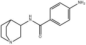 Benzamide, 4-amino-N-1-azabicyclo[2.2.2]oct-3-yl- Structure