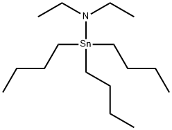 Stannanamine, 1,1,1-tributyl-N,N-diethyl- 구조식 이미지