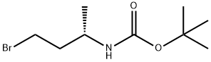 tert-butyl N-[(2S)-4-bromobutan-2-yl]carbamate Structure