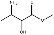 Butanoic acid, 3-amino-2-hydroxy-, methyl ester Structure
