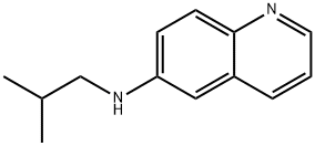 6-Quinolinamine, N-(2-methylpropyl)- 구조식 이미지