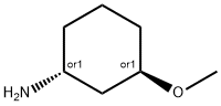 trans-3-Methoxy-cyclohexylamine 구조식 이미지
