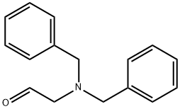 Acetaldehyde, 2-[bis(phenylmethyl)amino]- Structure