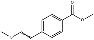 1-methoxy-2-(4-carbomethoxyphenyl)ethylene 구조식 이미지