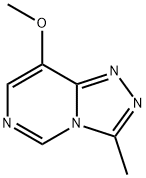 8-Methoxy-3-methyl-[1,2,4]triazolo[4,3-c]pyrimidine 구조식 이미지