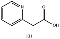 2-Pyridineacetic acid, potassium salt (1:1) 구조식 이미지