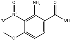 2-Amino-4-methoxy-3-nitro-benzoic acid Structure