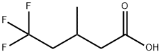 3-methyl-5,5,5-trifluoropentanoic acid 구조식 이미지