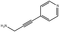 2-Propyn-1-amine, 3-(4-pyridinyl)- Structure