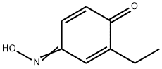 2,5-Cyclohexadiene-1,4-dione, 2-ethyl-, 4-oxime Structure