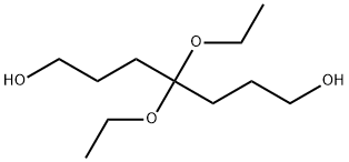 1,7-Heptanediol, 4,4-diethoxy- Structure