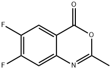4H-3,1-Benzoxazin-4-one, 6,7-difluoro-2-methyl- Structure