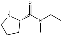 2-Pyrrolidinecarboxamide, N-ethyl-N-methyl-, (2S)- Structure