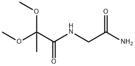 Propanamide, N-(2-amino-2-oxoethyl)-2,2-dimethoxy- 구조식 이미지