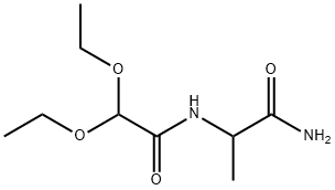 Propanamide, 2-[(2,2-diethoxyacetyl)amino]- Structure