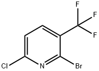 Pyridine, 2-bromo-6-chloro-3-(trifluoromethyl)- 구조식 이미지
