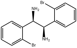 1,2-Ethanediamine, 1,2-bis(2-bromophenyl)-, (1S,2S)- (9CI) Structure