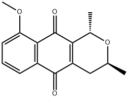 Isoeleutherin 구조식 이미지