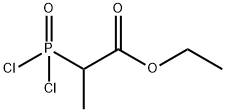 Propanoic acid, 2-(dichlorophosphinyl)-, ethyl ester 구조식 이미지