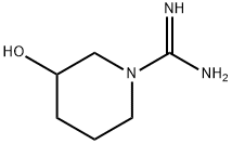 1-Piperidinecarboximidamide, 3-hydroxy- Structure