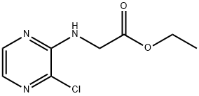 Glycine, N-(3-chloro-2-pyrazinyl)-, ethyl ester Structure