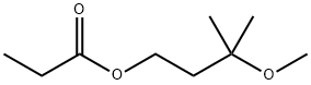 1-Butanol, 3-methoxy-3-methyl-, 1-propanoate Structure