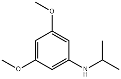 Benzenamine, 3,5-dimethoxy-N-(1-methylethyl)- 구조식 이미지