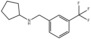 Benzenemethanamine, N-cyclopentyl-3-(trifluoromethyl)- Structure