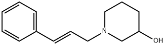 3-Piperidinol, 1-[(2E)-3-phenyl-2-propen-1-yl]- 구조식 이미지