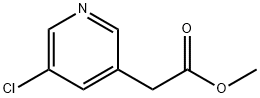 3-Pyridineacetic acid, 5-chloro-, methyl ester Structure