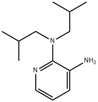 2,3-Pyridinediamine, N2,N2-bis(2-methylpropyl)- Structure