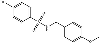 Benzenesulfonamide, 4-hydroxy-N-[(4-methoxyphenyl)methyl]- Structure