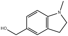 1H-Indole-5-methanol, 2,3-dihydro-1-methyl- Structure