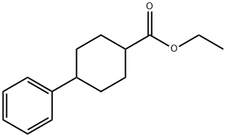 Cyclohexanecarboxylic acid, 4-phenyl-, ethyl ester 구조식 이미지