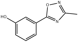 3-(3-methyl-1,2,4-oxadiazol-5-yl)phenol(SALTDATA: FREE) Structure