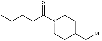 1-Pentanone, 1-[4-(hydroxymethyl)-1-piperidinyl]- Structure