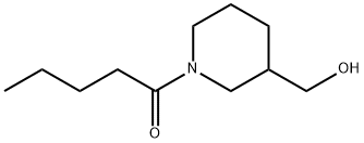 1-Pentanone, 1-[3-(hydroxymethyl)-1-piperidinyl]- Structure