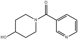 Methanone, (4-hydroxy-1-piperidinyl)-3-pyridinyl- Structure