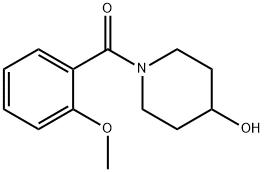 Methanone, (4-hydroxy-1-piperidinyl)(2-methoxyphenyl)- Structure