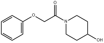 Ethanone, 1-(4-hydroxy-1-piperidinyl)-2-phenoxy- Structure