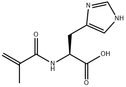 Histidine, N-(2-methyl-1-oxo-2-propen-1-yl)- Structure