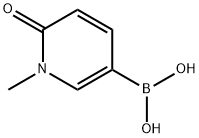 1-Methyl-6-oxo-1,6-dihydropyridine-3-boronic Acid 구조식 이미지