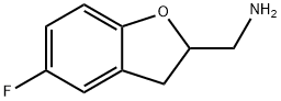 2-Benzofuranmethanamine, 5-fluoro-2,3-dihydro- Structure