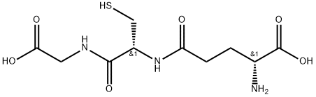 글리신,N-(ND-γ-글루타밀-L-시스테이닐)- 구조식 이미지