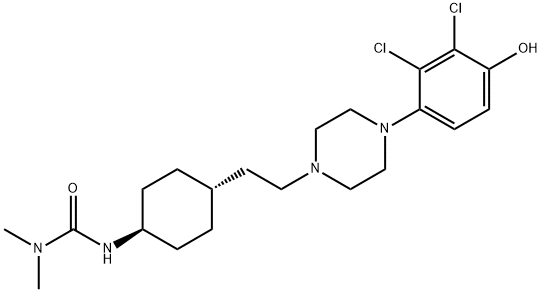 Hydroxy Cariprazine Structure