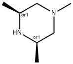 Piperazine, 1,3,5-trimethyl-, (3R,5S)-rel- Structure