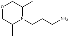 4-Morpholinepropanamine, 3,5-dimethyl- Structure